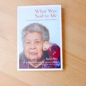 What Was Said to Me Book